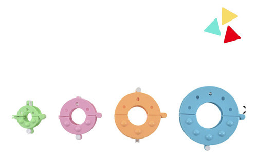 Kit Faz Pompom Círculo - 4 Tamanhos - Tear Para Fazer Pompom 1
