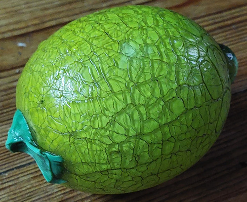 Adorno Fruta Cristal Murano Limón 10 Cm X 7 Cm 0