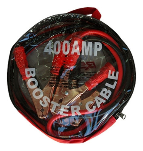 Cable Puente De 400a Batería Auto 4 Pinzas + Estuche 1