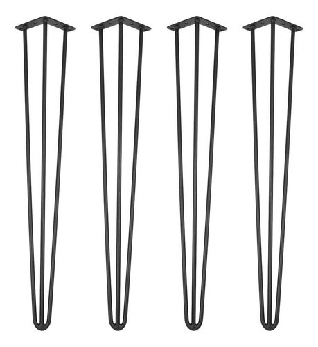 Patas Mesa Escritorio Hairpin 70cm X4  Hierro Macizó 0