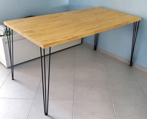 Patas Mesa Escritorio Hairpin 70cm X4  Hierro Macizó 1