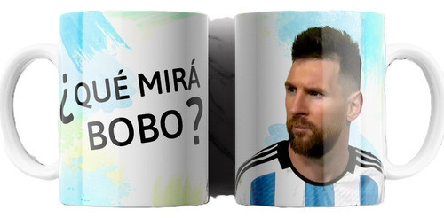 Plantilla Tazas Que Miras Bobo Argentina Sublimar 0