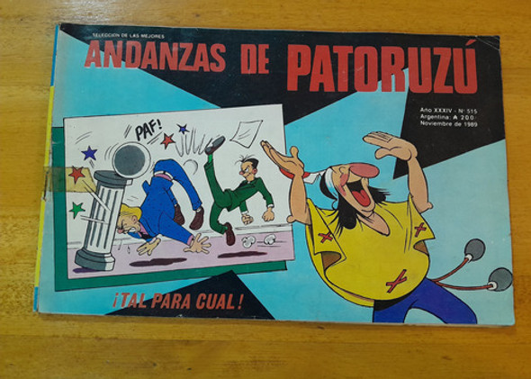 Revista Andanzas De Patoruzu N.515 - Noviembre 1989 0