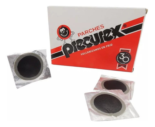 100 Parches Redondos Para Camaras De Moto Y Auto Px 40 0