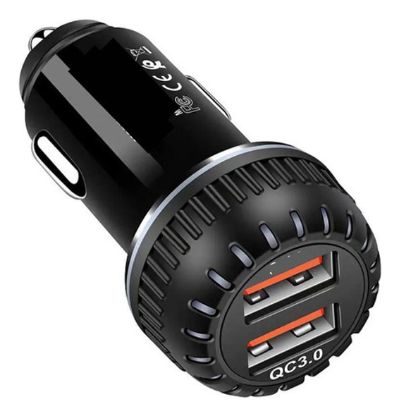Cargador Celular Con 2 Usb 2.4a 12v 24v Con Led Auto Camion 0