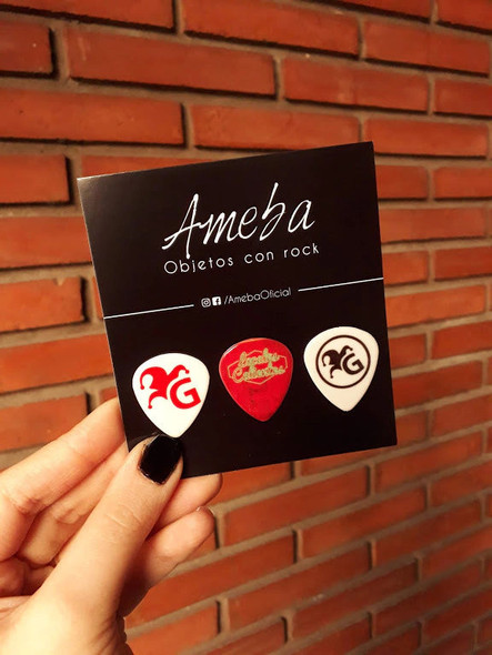 Ameba | Inspired by Guasones Set - 3 Picks for Guitarists