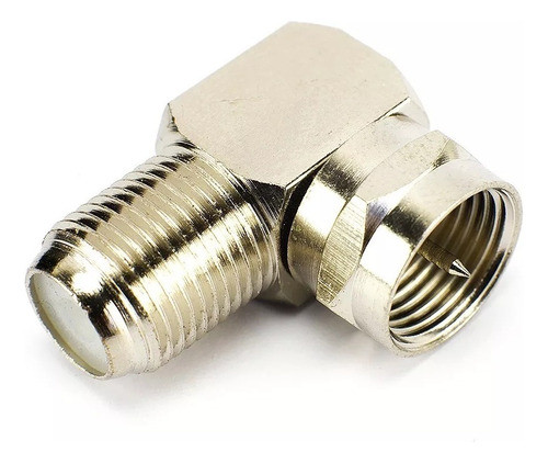 Conector Coaxial Fêmea Coaxial 90 Graus+1 Conector Rg6 Net 0