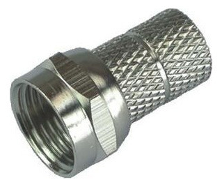 Conector Coaxial Fêmea Coaxial 90 Graus+1 Conector Rg6 Net 1