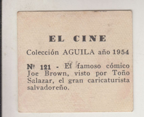 1954 Cine Comico Joe Brown Por Toño Salazar Album Uruguay 1