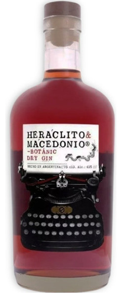Gin Heraclito & Macedonio London Dry Destilado Caja X6u 750m 1