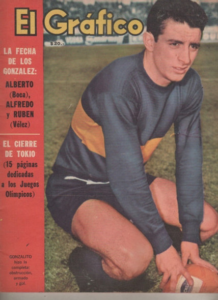 Revista El Grafico Nº 2351 - Boca , Gonzalito - Año 1964 0