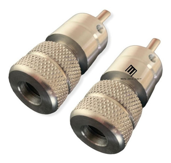2 Grip De Alumínio 32mm Rosca  Ponteira Tip  Tatuagem 0