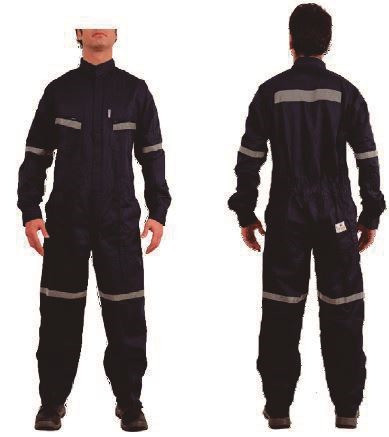 Mameluco Overol Azul(poplín)c/cinta.refl,talle.m  Maxtrack 0