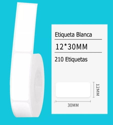 3 Rolos De Papel De Etiqueta Térmica Para Phomemo Q30/q30s 1