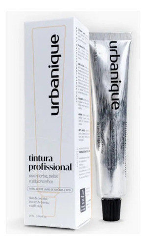 Tintura Profissional Urbanique Preto Intenso - Sobrancelha 0