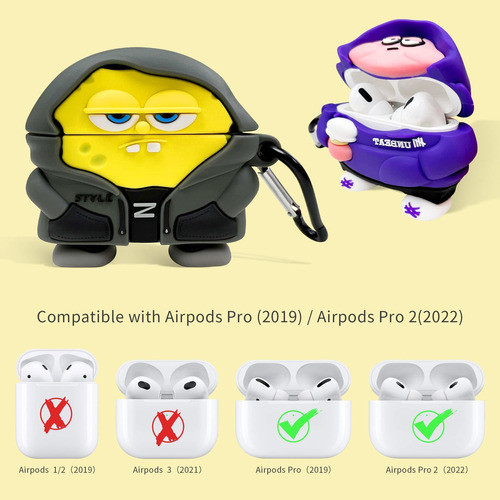 Bonita Funda Para AirPods Pro 2 De Personajes De Dibujos Ani 1
