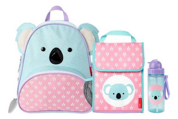 Kit Mochila Lancheira Térmica Garrafa Zoo Koala - Skip Hop 0