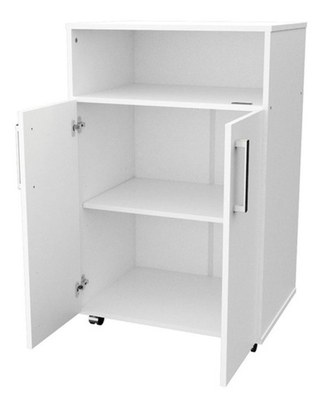 Mueble Porta Microondas  Melamina 2 Puertas 1 Estante Organi 1 Mueble Porta Microondas  Melamina 2 Puertas 1 Estante Organi 1