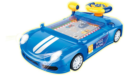 Juego Aventura Consola Auto De Carreras Con Luces Y Sonidos 0