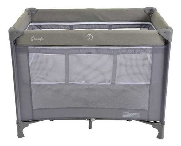 Berço Desmontável Burigotto Sonata De 0m A 15kg Gray 1