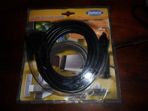 Cable Armado Hdmi Zurich Cable A ( 18 + 1 Pin ) 3 Mts 0
