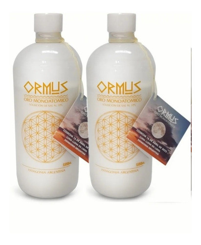 Promo X 2 Ormus Oro Monoatómico 500ml Patagonia Argentina 0