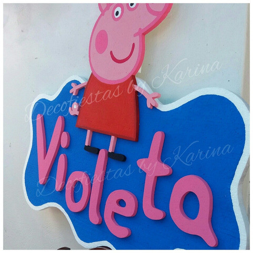 Cartel Espuma Plas Gigantografía, Peppa Pig 1
