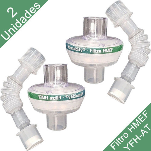 Filtro Respiratorio Hmef Ventilação Mecanica 2 Unidades 1
