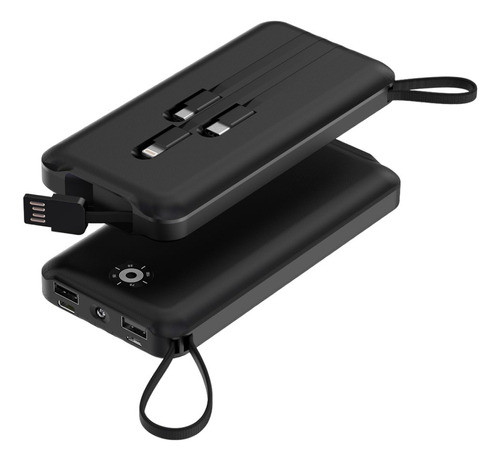 Zeqi Power Bank Con Cables De Carga (10000mah) Ze-x33 0