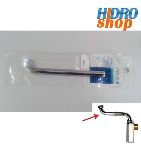 Tubo Entrada Cromado P/ Sifão Lavatório Deca 1682c 300mm 0