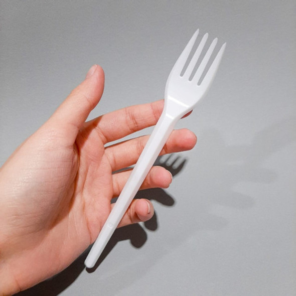 Tenedor Blanco Plástico Descartable 1000u - Kovalplast 0