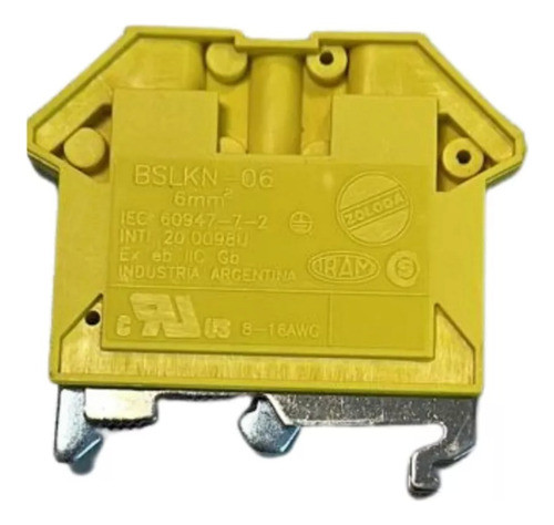 Borne De Puesta A Tierra 6 Mm2 Zoloda (pack X10) 1
