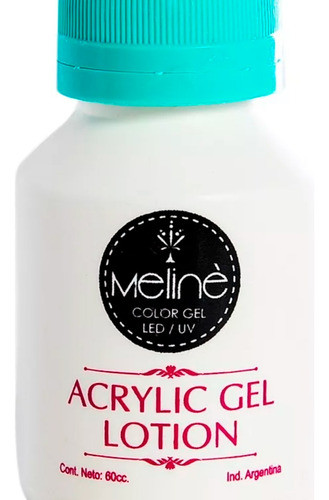 Meliné Acrylic Gel Lotion Construcción Uñas 60cc Local 1