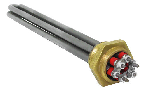 Resistencia Elétrica P/ Aquecedor Piscinas 15kw Rosca 1 1/2 0