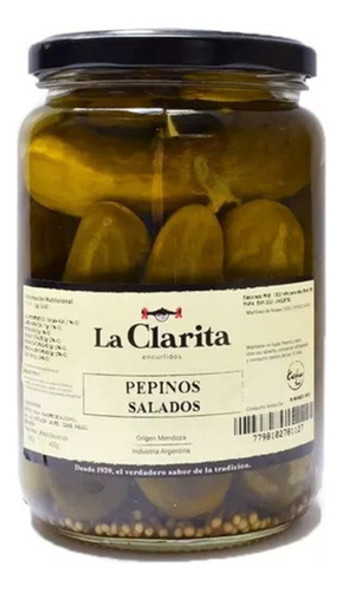 Pack X12un-pepinos Salados X330g- La Clarita-kosher 0