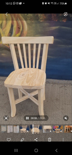 Silla Thonet Pino Reforzada Bar Restaurante Deco Hogar 1