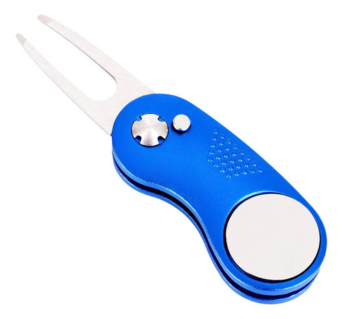 Marcador Magnetico Curvo Para Bolas De Golf Azul-1un 0