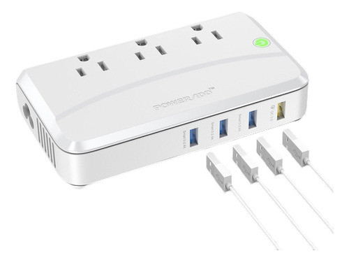 Universal 220v A 110v 4 Usb + Ue/uk/us/au De Viajes Ac Enchu 0