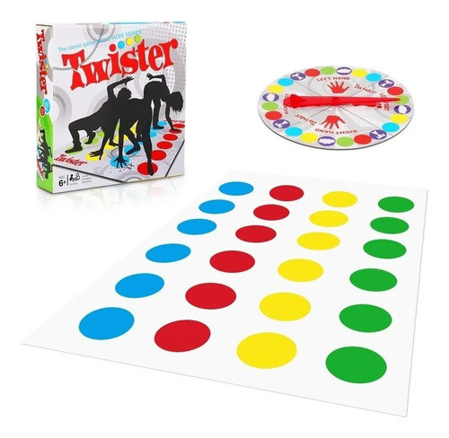 Jogo De Chão Classico Twister Jogo De Interação Família 0