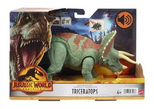 Ruge Y Ataca Triceratops Jurassic World - Mosca 1