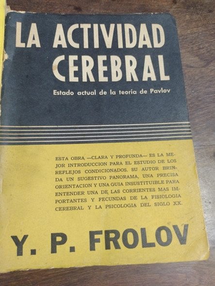 Lote X 2 Viejos Libros De Psicología, Pávlov. Olivos 1