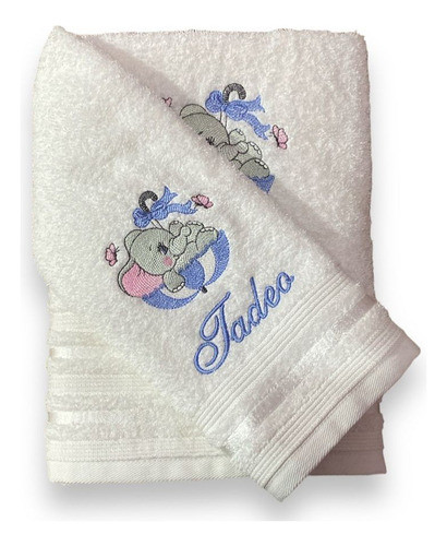 Juego Toallon P/bebe Nenes Bordado C/apliques Personalizado 0