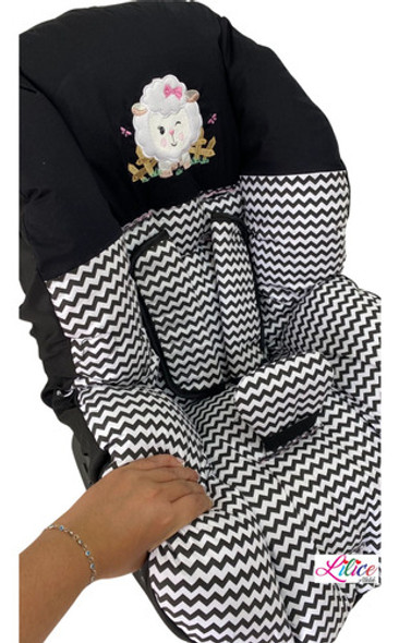 Capa Cadeirinha Auto Fofinha Burigotto Galzerano Voyage 25kg 1