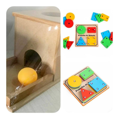 Kit De 2 Brinquedos Sensoriais Montessoriano 0