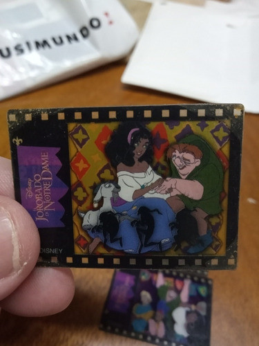 Tazos Películas El Jorobado De Notre Dame 6-8-10 . Pepsico. 1