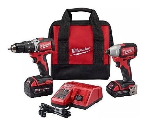 Taladro Y Atornillador Milwaukee 18v 2 Bat 4a Modelo 2799-22 0