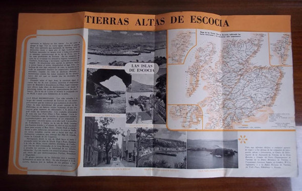 Folleto Turistico Escocia Highland 1950 Venga A Gran Bretaña 1