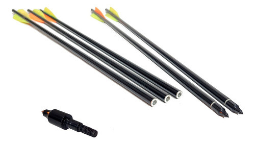 Pack 10 Flechas 20' Aluminio P/intercambiable Jandao 0