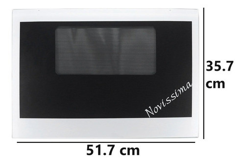 Vidrio Visor Cocina Eskabe/oro Azul Novissim Bco 51.7x35.7cm 1