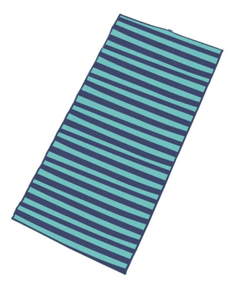 Esteira De Praia Em Rolo Listras Azul 1,80 M 1